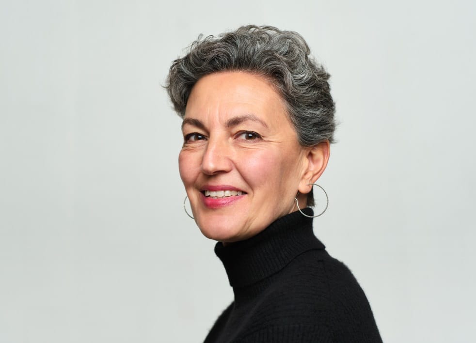 A photo of an old woman