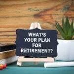 An easel with the words, What Is Your Plan For Retirement?