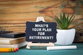 An easel with the words, What Is Your Plan For Retirement?